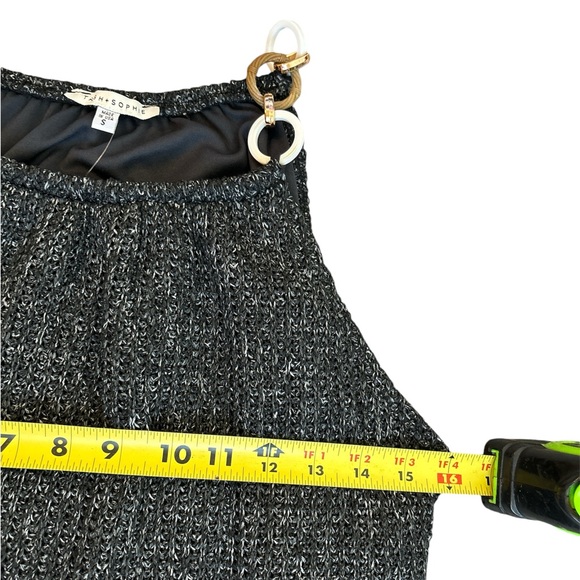 NWT Tash + Sophie Dress Sleeveless dark grey Size S - Picture 4 of 10